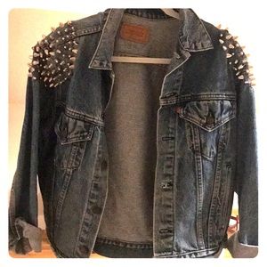 Spiked Jean Jacket
